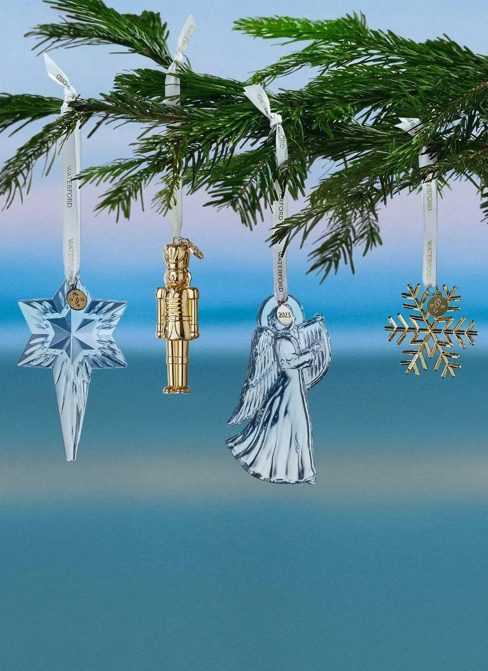 Waterford Crystal Golden Nutcracker Christmas Tree Decoration Blarney